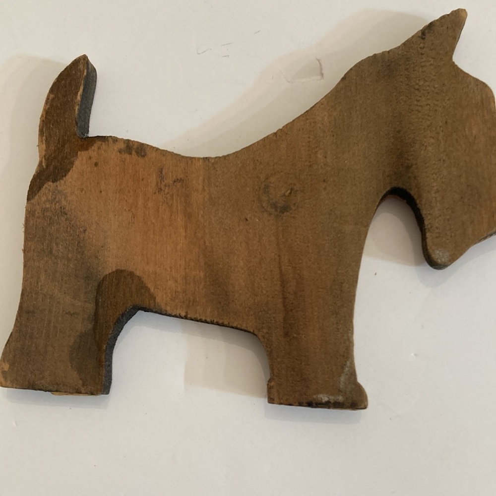 Vintage wooden scottie terrier - Picture 5 of 8